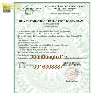 Vitamin Bà Bầu Pregnacare Max 84v