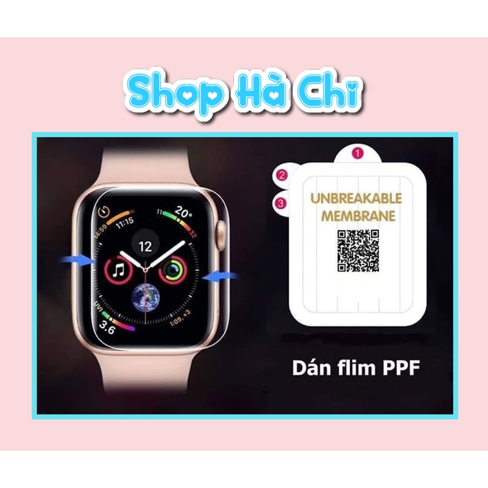 Miếng dán màn hình dẻo phục hồi trầy xước PPF cho apple watch (đã có seri 7 41-45mm) 😍💋 "Hàng real như hình" 😍💋