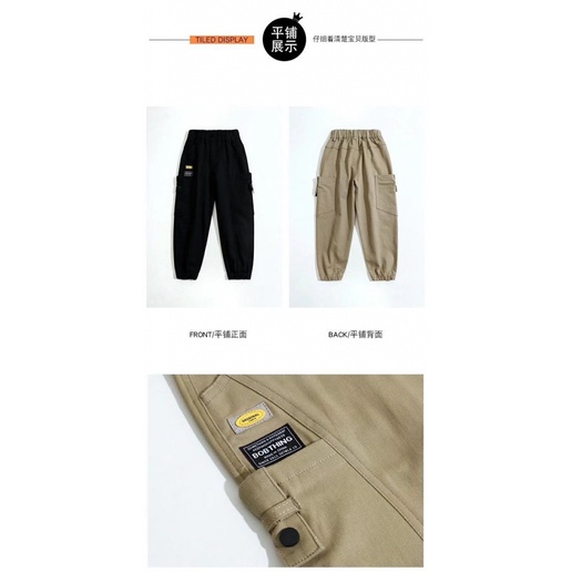 Quần Dài Dáng Rộng Thời Trang Thu Đông Dành Cho Bé Trai