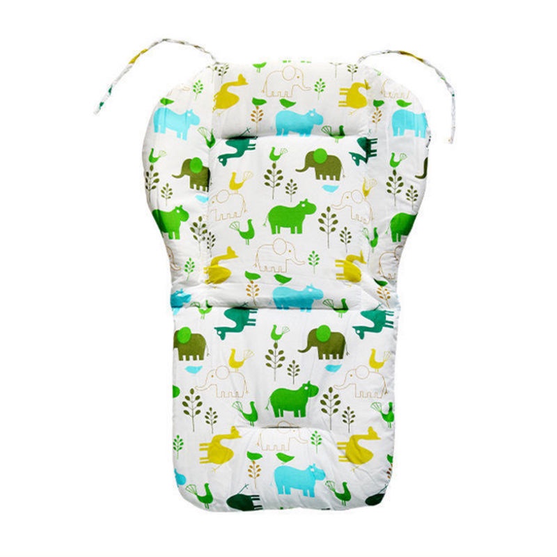 Đệm Lót Xe Đẩy Em Bé Chất Liệu Cotton Dày Dặn Mềm Mại Thông Dụng