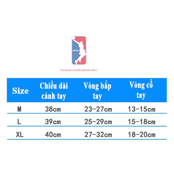 Băng Ống Tay Thể Thao Siêu Sao Bóng Rổ NBA Cao Cấp