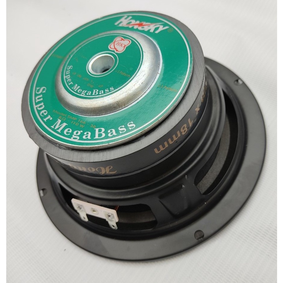 LOA BASS 16 HỒNG KỲ MÀNG ĐEN TỪ 100 COIL 31 TOÀN VÀNH 16.7CM - GIÁ 1 CHIẾC - CỦ LOA RỜI