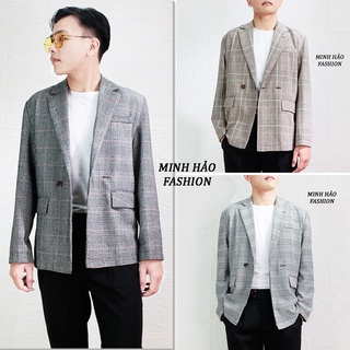 Áo khoác blazer, vest minh hảo fashion, hàng thiết kế đẹp, form rộng thoải mái-akn2