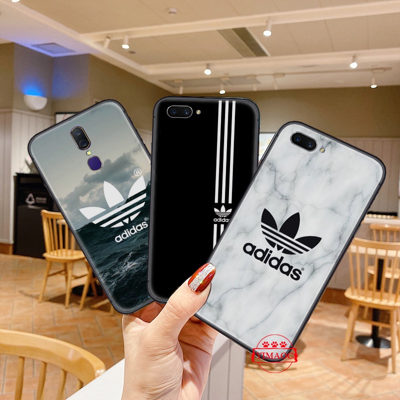 Ốp Điện Thoại Mềm In Logo Adidas 168pol Cho Oppo A5 A9 2020 A1K F11 F1 Plus R9 R9S R15 R17 Pro