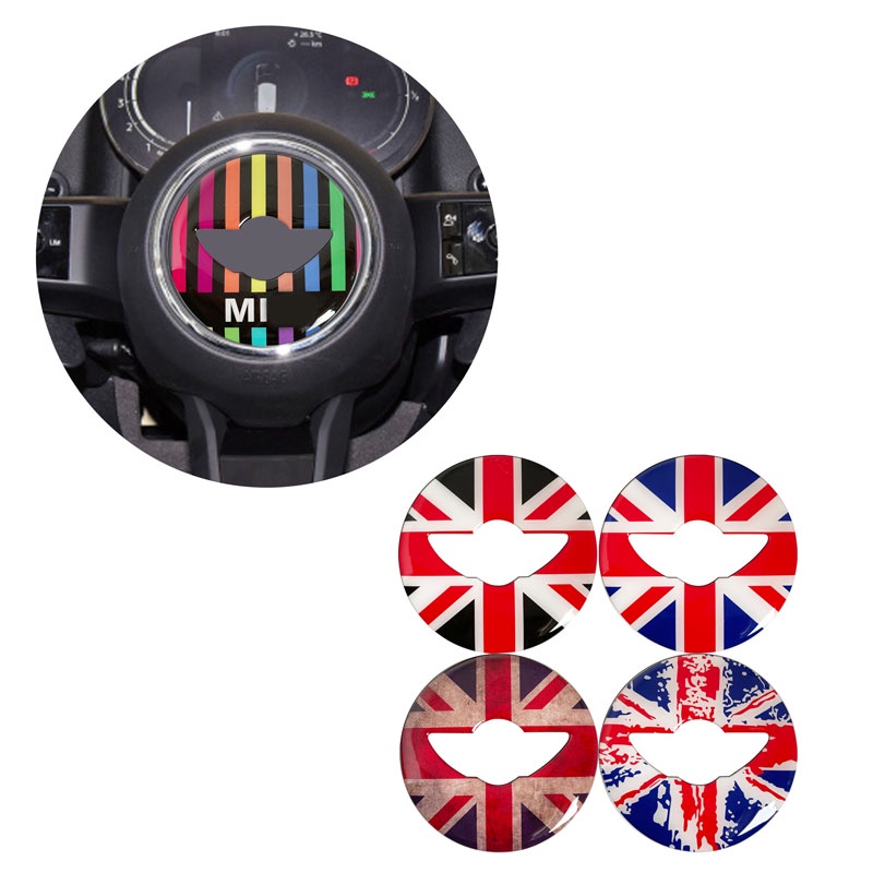 Miếng Dán Trang Trí Vô Lăng Xe Hơi Mini Cooper One S F55 F56 F60