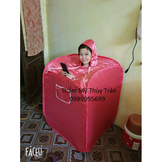 Lều xông hơi tự bung Cao Cấp.3 lớp có mũ xông mặt, Lỗi 1 đổi 1 trong 7 ngày  (Hình thực tế)