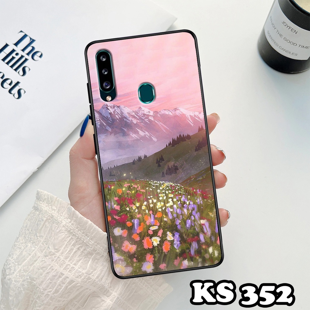 Ốp lưng Samsung A20 - A20s - A30 - A30s - Ốp Samsung in hình Cánh đồng hoa - Chất liệu TPU siêu bền