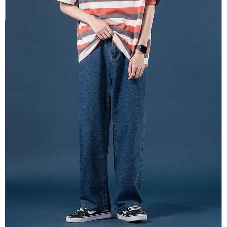 Quần Baggy Ống Rộng Nam - Quần Jean Nam - Chuẩn Phong Cách Hàn Quốc | BigBuy360 - bigbuy360.vn