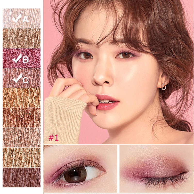 (Hàng Mới Về) Bảng Phấn Mắt 9 Màu Lì Lấp Lánh Trang Điểm Đa Năng | BigBuy360 - bigbuy360.vn