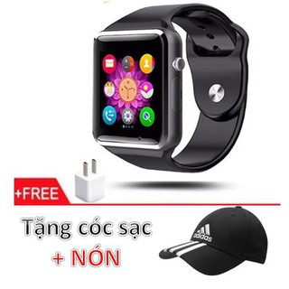 [MẪU MỚI]ĐỒNG HỒ THÔNG MINH A1 PLUS - GẮN SIM NGHE GỌI - ĐEN Hàng chất lượng loại 1.