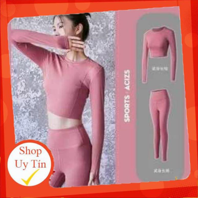 Sét Bộ đồ tập Gym - yoga chất đẹp mã LM BDT003
