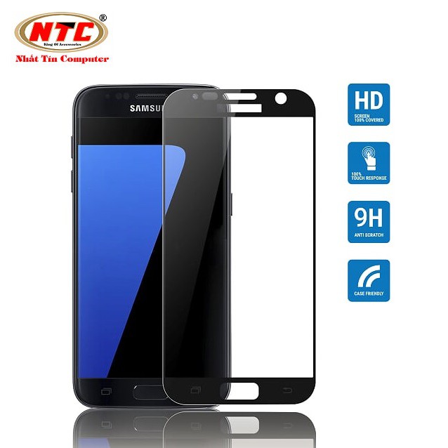 Miếng dán cường lực full viền Energizer cho Samsung Galaxy S7 - ENHTTGPRS7 (Đen)