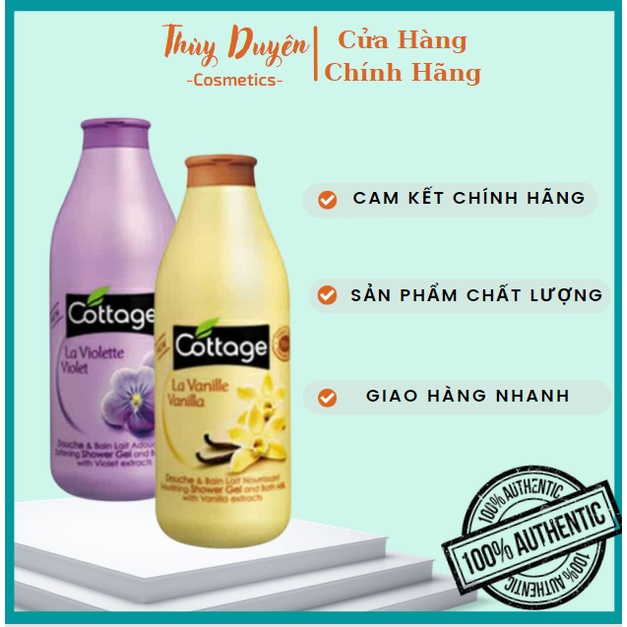 [CHUẨN AUTH] Sữa tắm Cottage 750ml