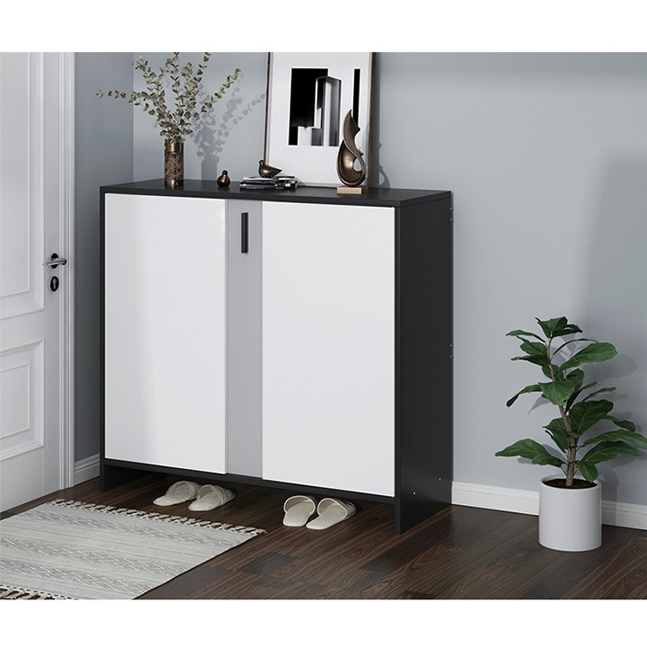Tủ giày gỗ 2 cánh, Kệ giày thông minh TUR070 9386 STORE