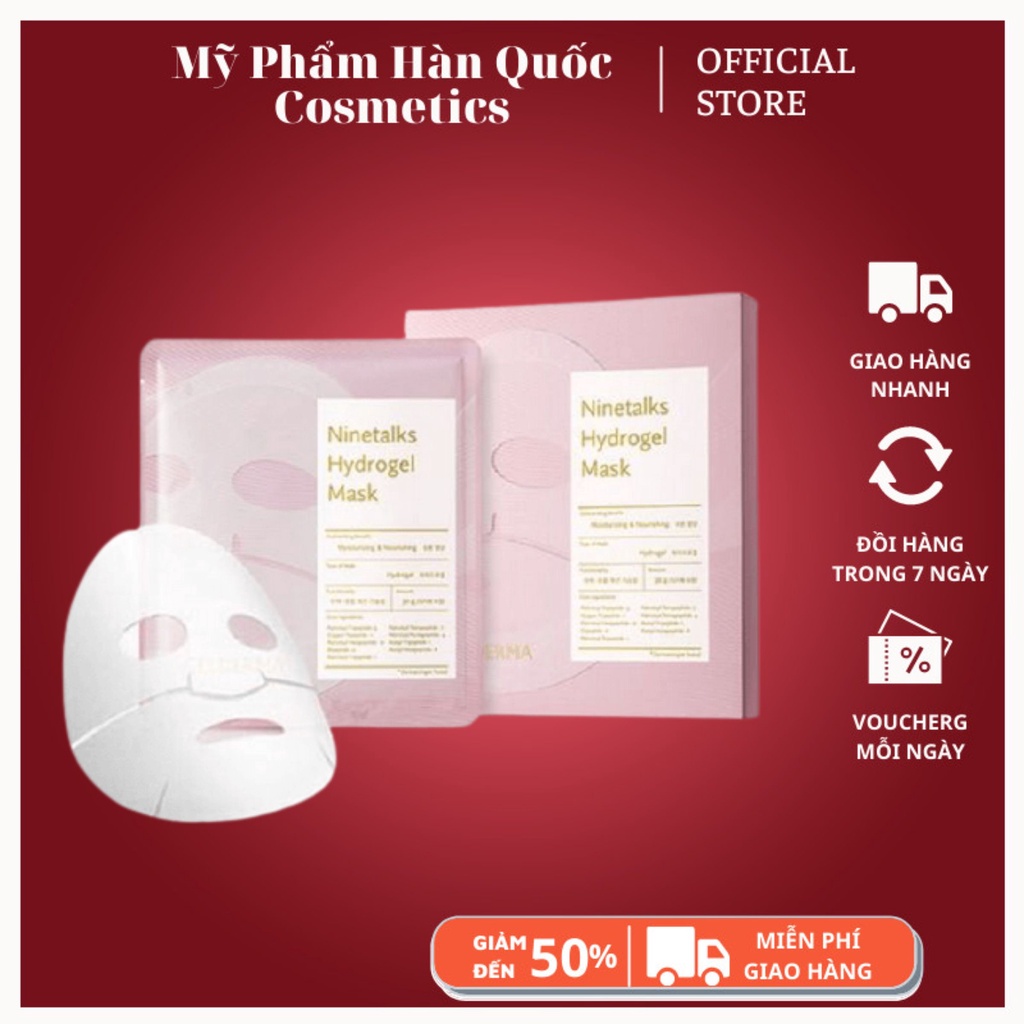 Mặt Nạ Thạch Sinh Học Cấp Ẩm, Đàn Hồi, Căng Bóng Da Celderma Ninetalks Hydrogel Mask 30g