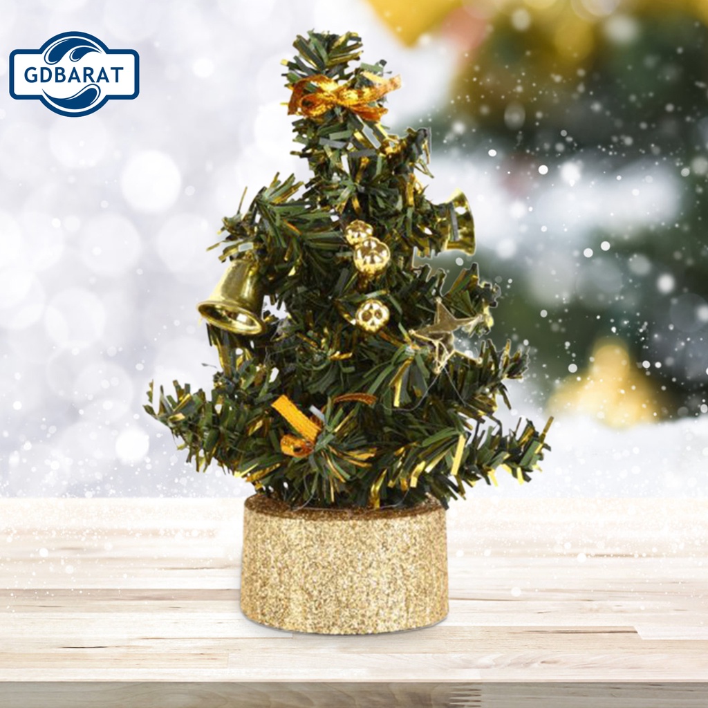 Cây thông Noel mini để bàn trang trí Giáng Sinh