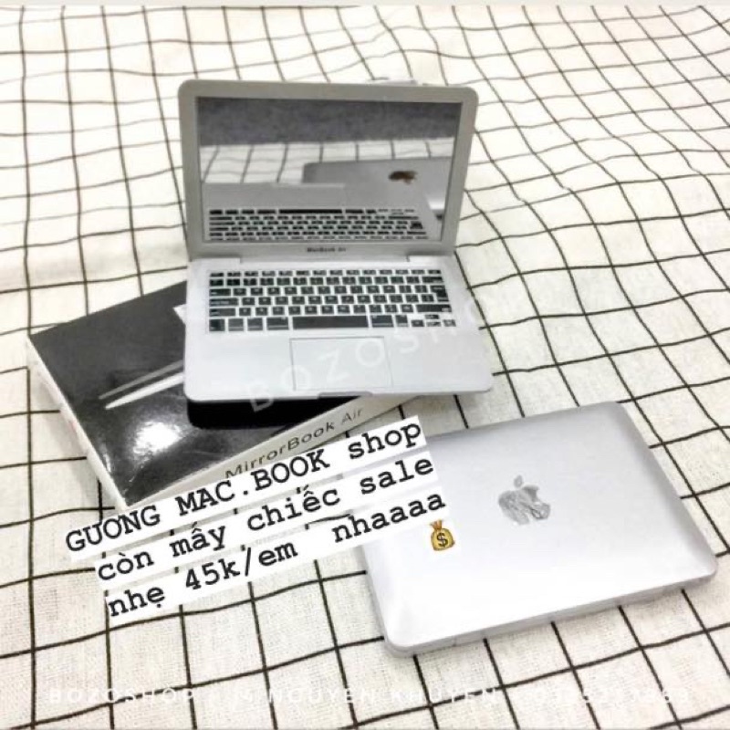 XẢ KHO / Gương bỏ túi mini Macbook siêu xinh