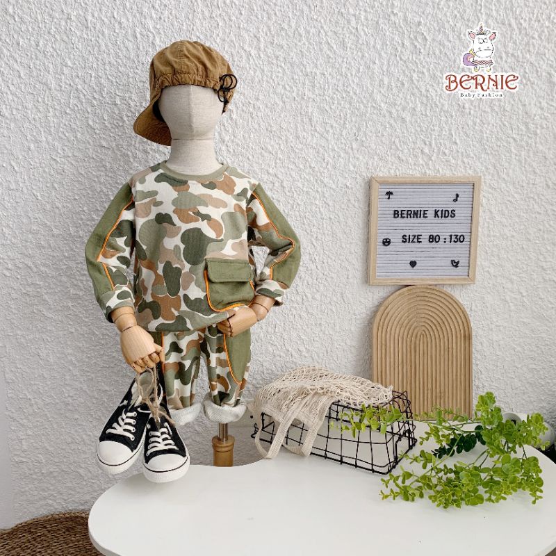 _Bộ Ngụy cotton da cá cho bé trai 9 đewsn 22kg