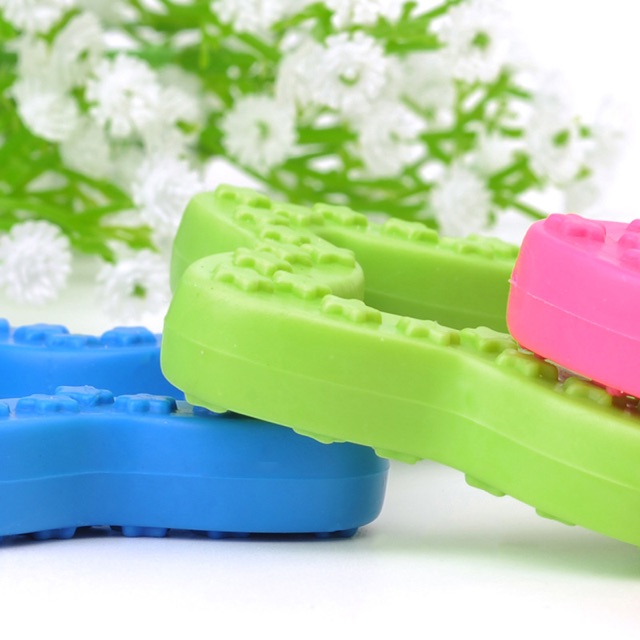 🥾🧦(C001) XƯƠNG GẶM CAO SU TỰ NHIÊN CHO CHÓ MÈO HÌNH NGÔI SAO