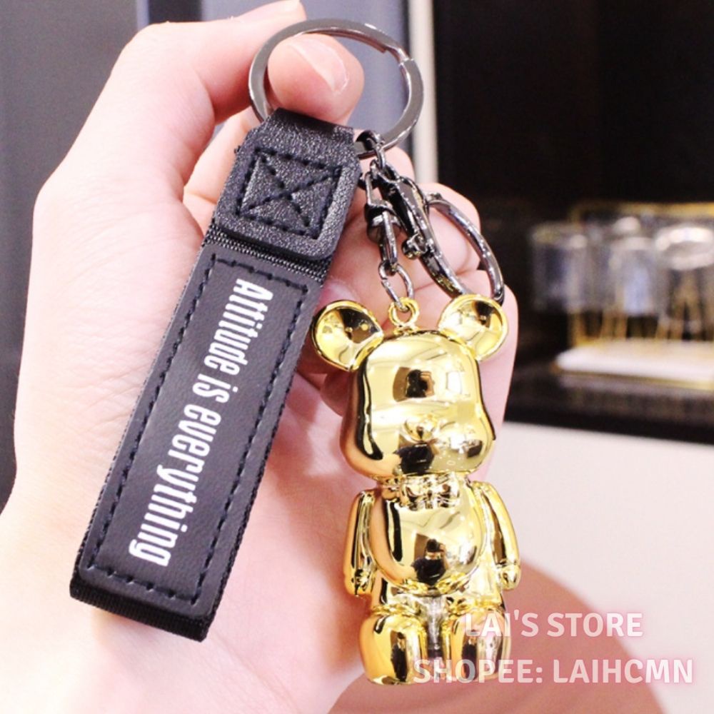 Móc Khóa Xe Máy Gấu Bearbrick, Ngựa Unicorn, Biệt Đội Siêu Anh Hùng, Công Chúa, Pikachu Phụ Kiện Túi Xách - LAI'S STORE