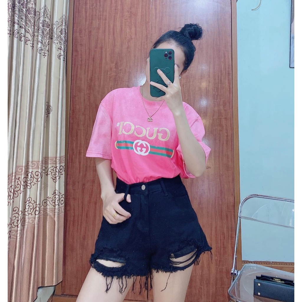 [ Hàng Chuẩn ] Áo Thun Nữ Quảng Châu Chất Mềm Mịn Mát Unisex 02