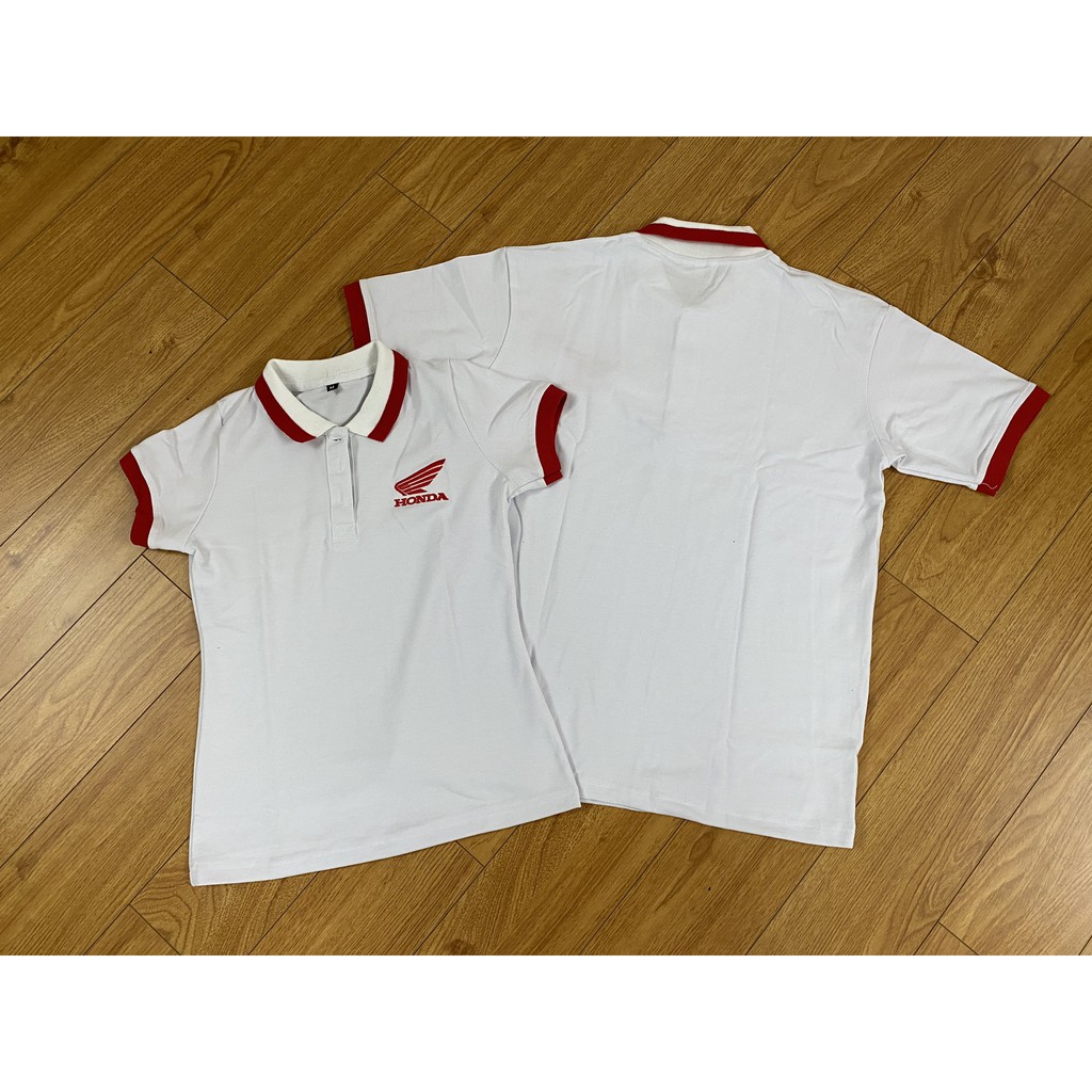 Áo thun honda cổ đỏ