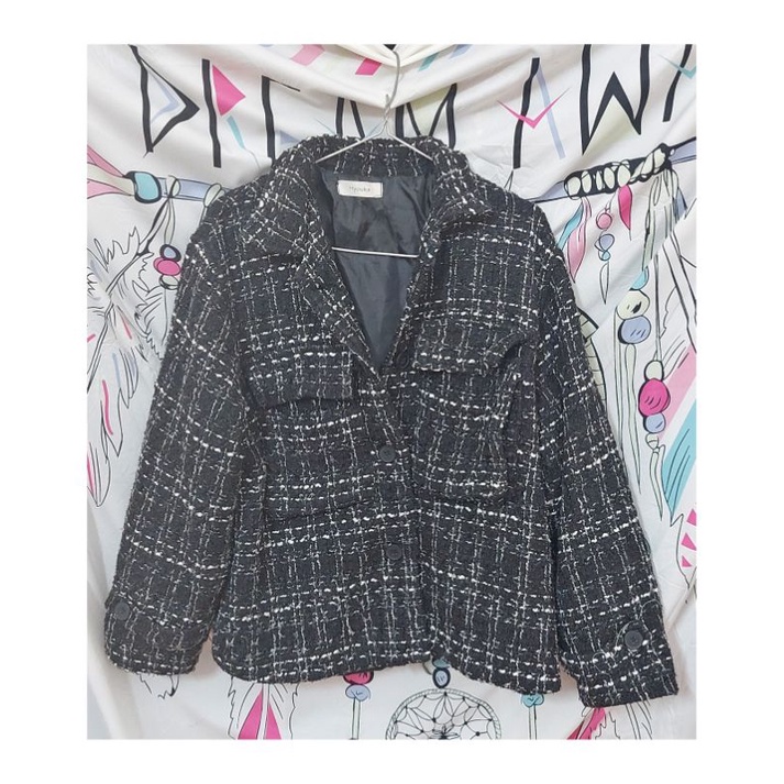 Áo khoác dạ tweed secondhand