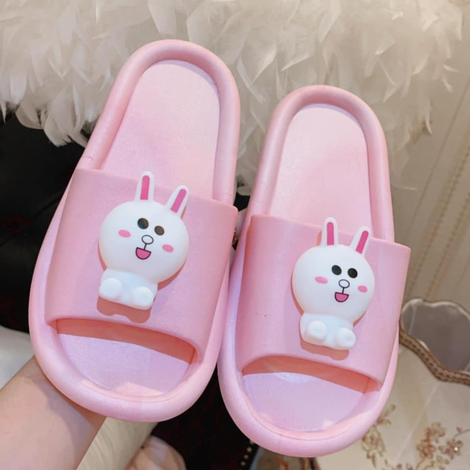 Dép Gấu Thỏ Chuột QC Cao Cấp Siêu Bền