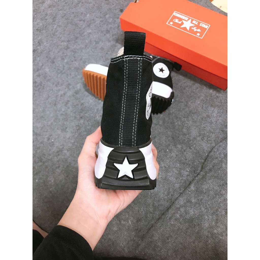 Giày Converse Chính Hãng Run Star Hike Đen Cổ Cao - 166800C