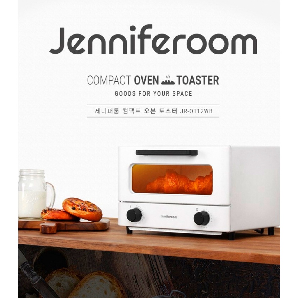 Lò nướng Jenniferoom JR-OT12WB Màu Trắng Nhập Khẩu Hàn Quốc