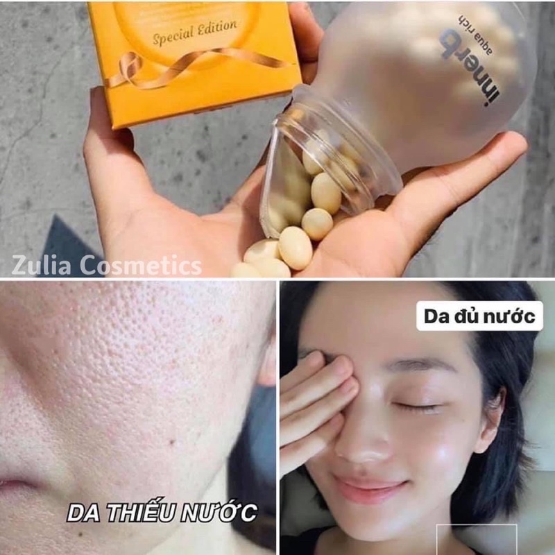 [FREE SHIP] Viên uống cấp nước InnerB Aqua Rich 70 viên