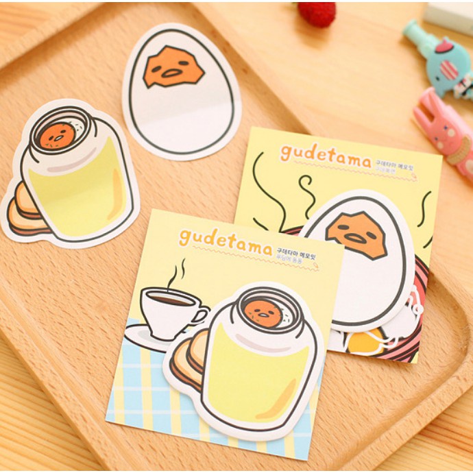 Tập giấy note trứng lười Gudetama Clovershop68