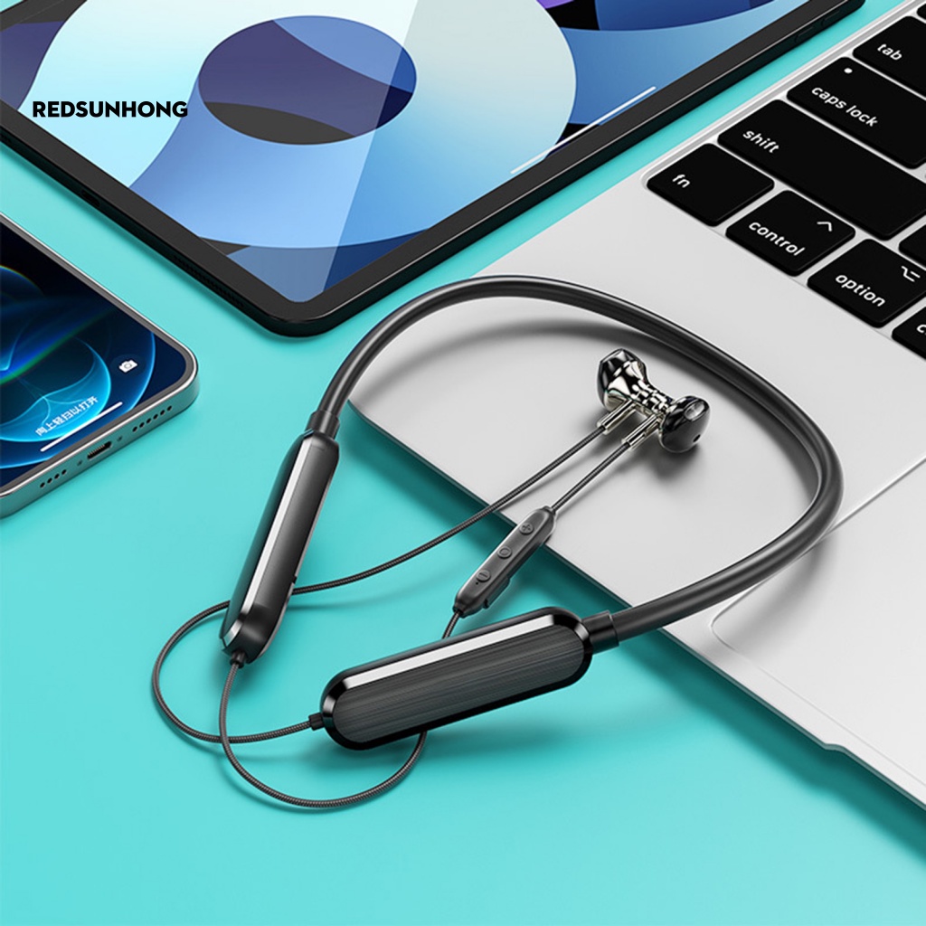 Tai Nghe Bluetooth RSH.z Đeo Cổ Siêu Nhẹ Tiện Dụng Khi Chạy Bộ