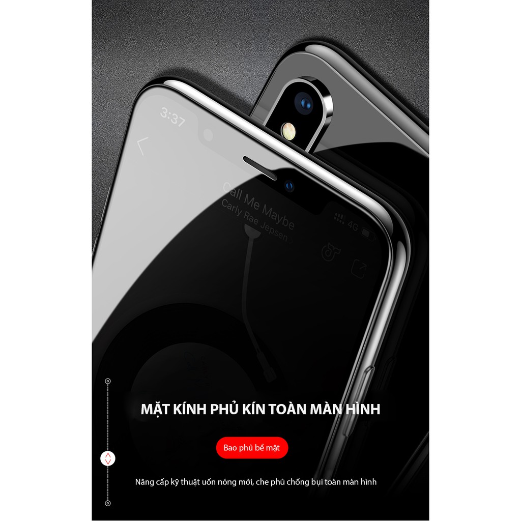 [Miếng dán màn hình] Kính cường lực chống nhìn trộm Cát Thái dành cho Iphone 6/7/8/X/11 6Plus 7Plus 8Plus XS MAX Iphone