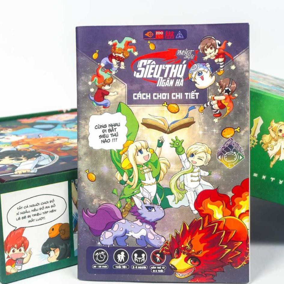 CAMLAC Board Game Lớp Học Mật Ngữ - Siêu Thú Ngân Hà Chính Hãng Boardgamevn Trò Chơi Nhập Vai Cung Hoàng Đạo MHB1