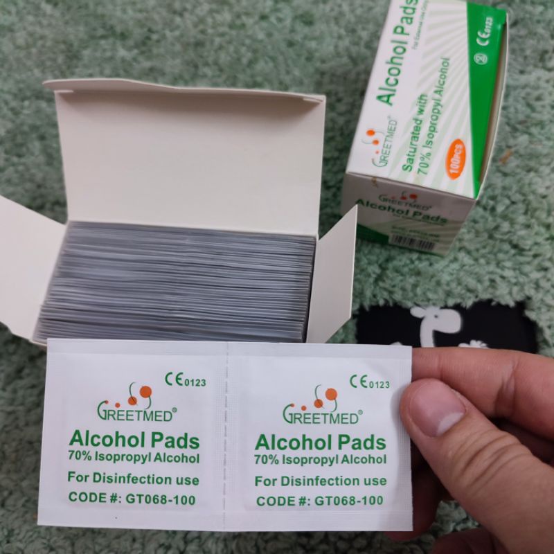 (Q1-HCM) Gạc tẩm cồn tiệt trùng ( Alcohol Pads ) | Bông Tẩm Cồn