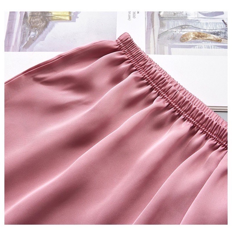 Quần đùi nữ bigsize thiết kế chất lụa cao cấp quần sooc họa tiết trơn mát quyến rũ thoải mái mùa hè hàng vnxk