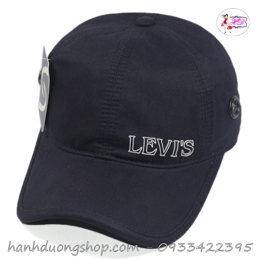 [ Hình thật ] Mũ lưỡi trai nón kết nam L.E.V.I.S sò to cao cấp chất liệu vải thoáng mát mẫu mã thời trang phù hợp cả nam