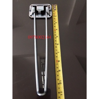 Chân bàn gấp gọn, chân bàn xếp bằng Sắt mạ kẽm dài 28cm