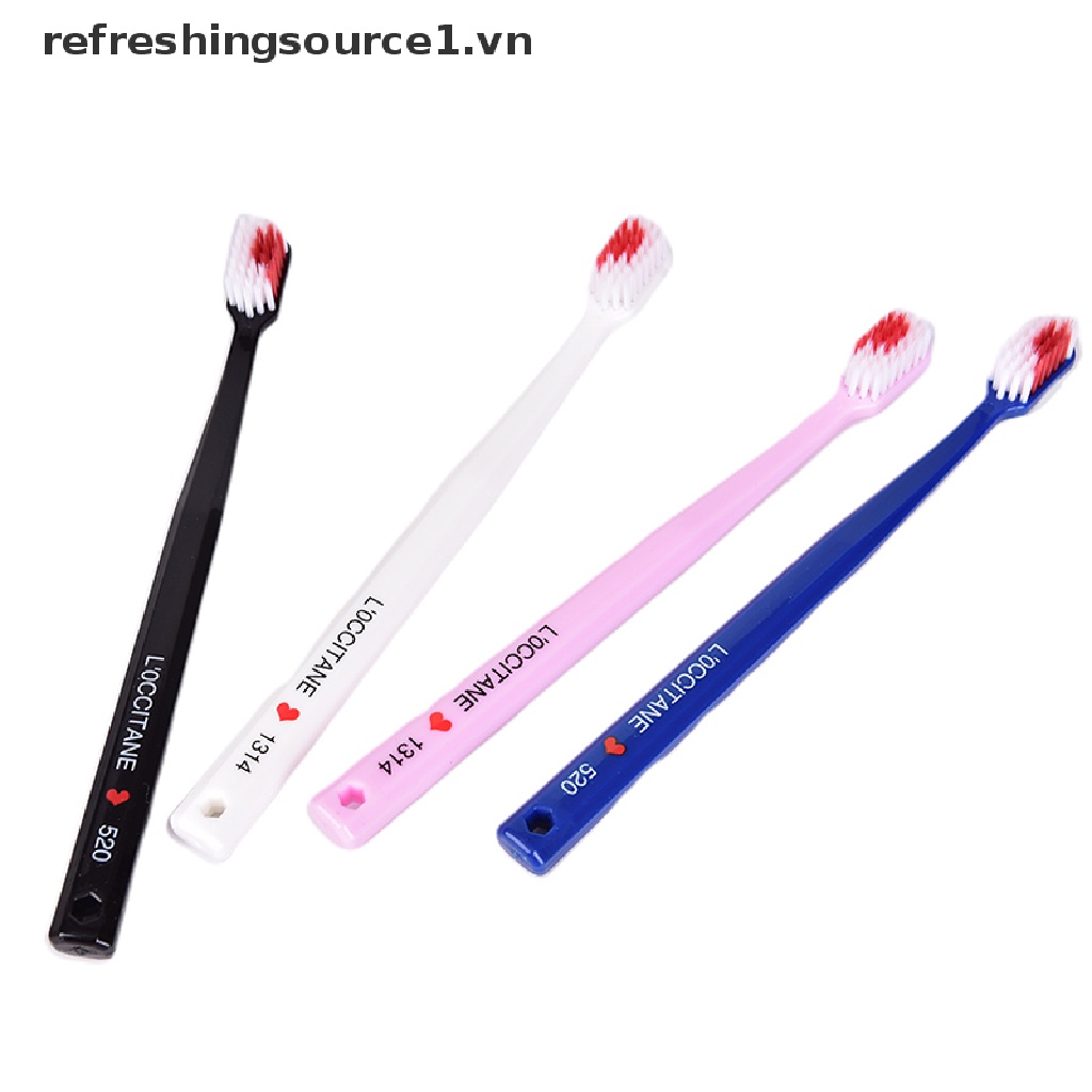 Set 2 Bàn Chải Đánh Răng Sợi nano Thân Thiện Với Môi Tr