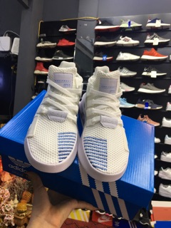 giày eqt 2018 trắng xanh