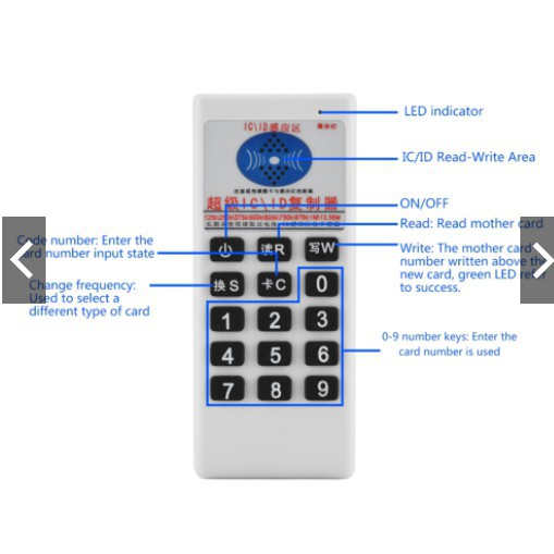 Máy Ghi/Đọc RFID 125KHZ và 13.56MHZ tặng 1 thẻ ghi/đọc 13.56MHZ