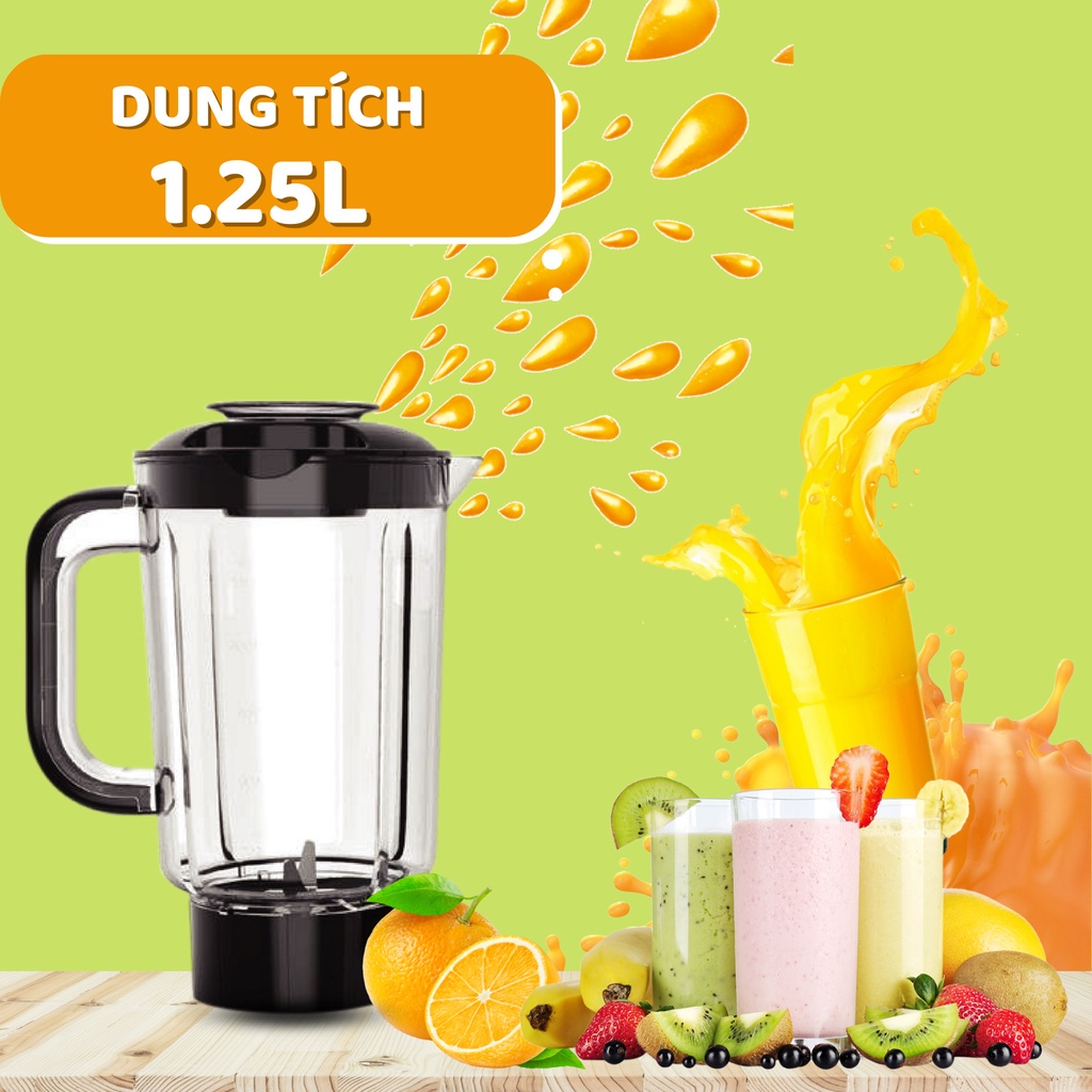 Máy xay sinh tố Masuto Blender MS-BL2C kèm cối vắt cam tiện dụng công suất 240W