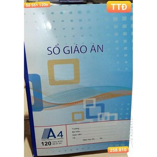 Sổ giáo án a4 120 trang mc551