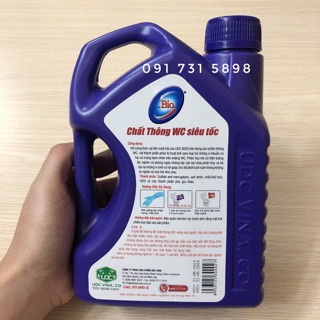 Chất thông WC siêu tốc 1.6kg