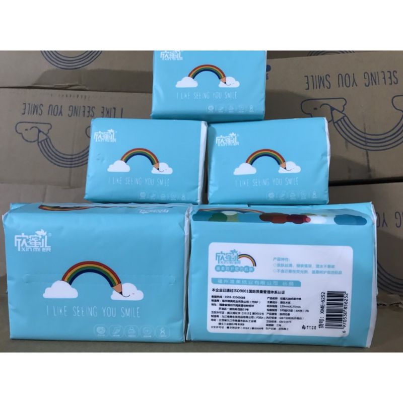 Giấy ăn cầu vồng cao cấp