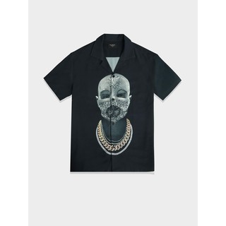 Áo sơ mi cộc tay kleino masked men shirt