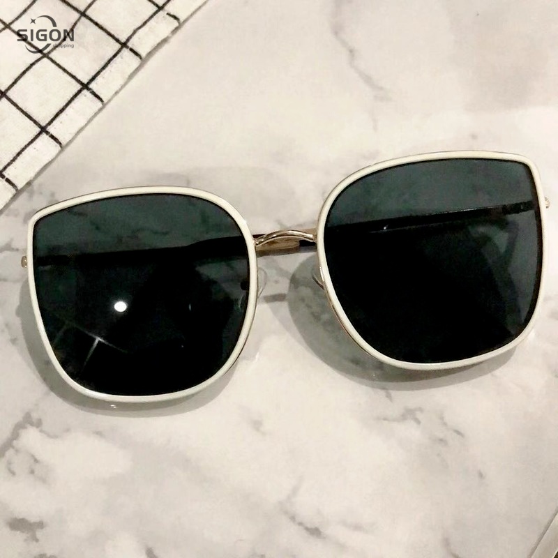 GM same style Korean sunglasses female photo funny picnic personality net celebrity sunglasses wild concave shape street shooting glasses