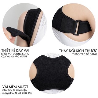 ✈️[Freeship] Đai chống gù lưng nam nữ Posture Support [Tặng kèm 2 tấm trợ lực]