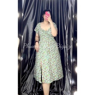 Đầm maxxi xẻ tà BIGSIZE , phía sau lưng thun nữ bigsize (Ảnh mẫu chụp tại shop)